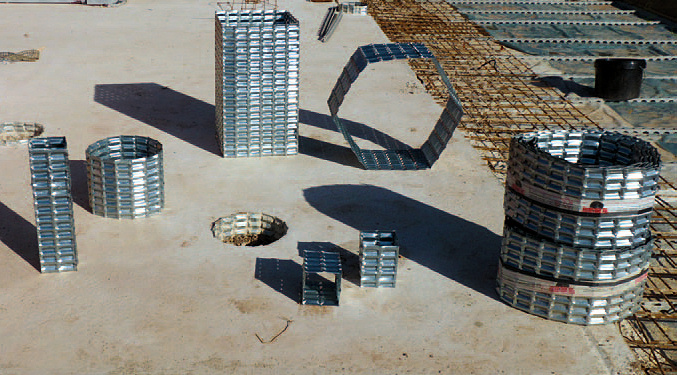 Aussparungssystem Typ AS-Vario 100